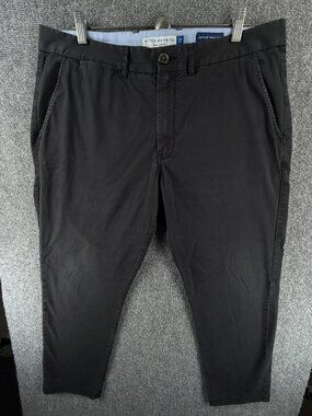 Peter Manning Lightweight Stretch Chino Pants 36x28 Slim Fit ACTL 37X27
